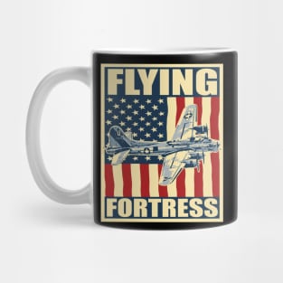 B-17 Flying Fortress Bomber Airplane USAF Aircraft Plane Mug